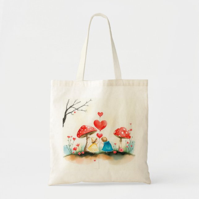 Tote Bag Saint Valentin fête de l'amour (Devant)