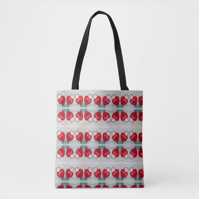 Tote Bag Saint-Valentin fourre-tout féminine (Devant)