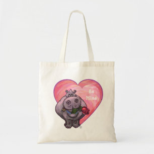 Tote Bag Saint-Valentin Hippopotame