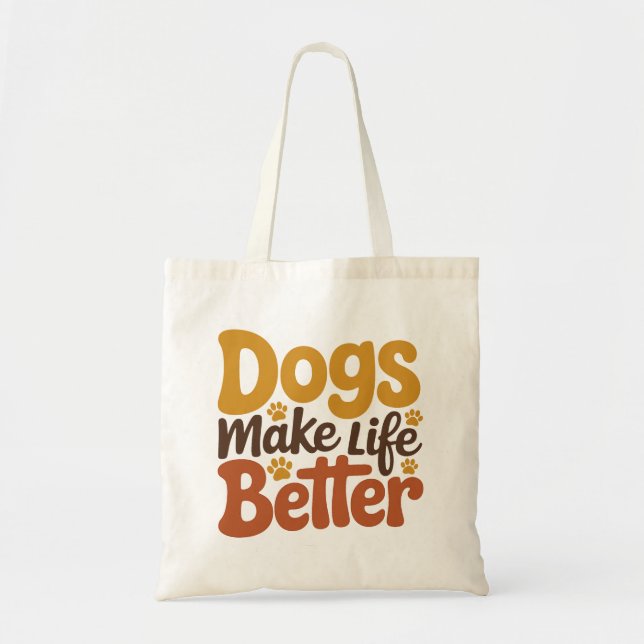 Tote Bag Saint-Valentin Maman de Chien (Devant)