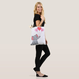 Tote Bag Saint Valentin mignon Je t'aime coeur