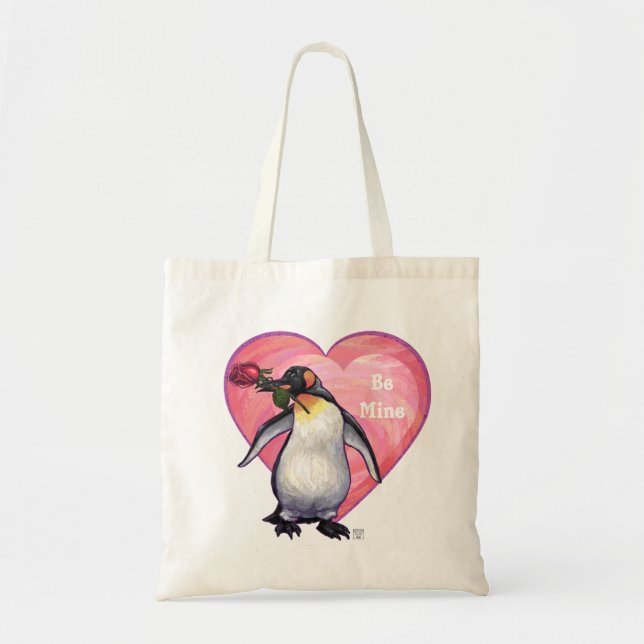 Tote Bag Saint-Valentin Penguin (Devant)