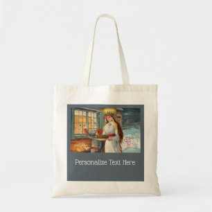 Tote Bag Sainte-Lucie et l'enfant livrent du pain safran