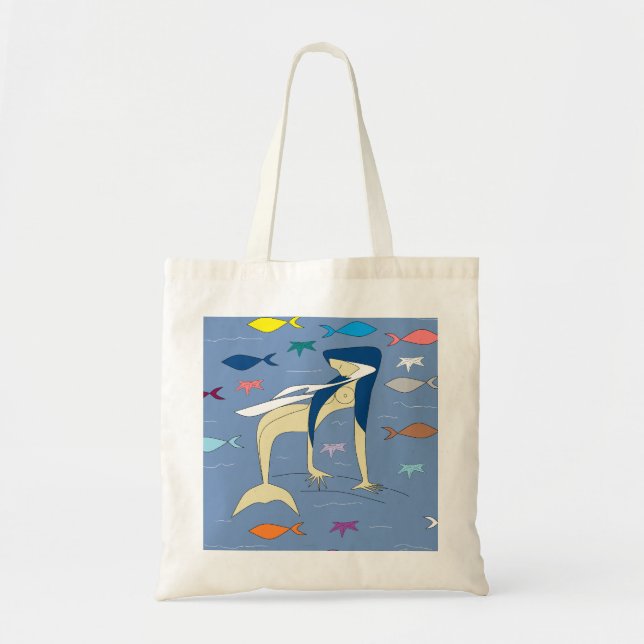 Tote Bag Sainte Sirène Vierge (Devant)