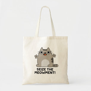 Tote Bag Saisir Le Mot De Chat Positif De L'Approvisionneme