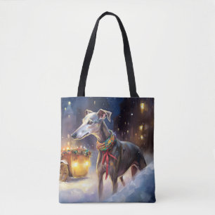 Tote Bag Saison de Noël Greyhound