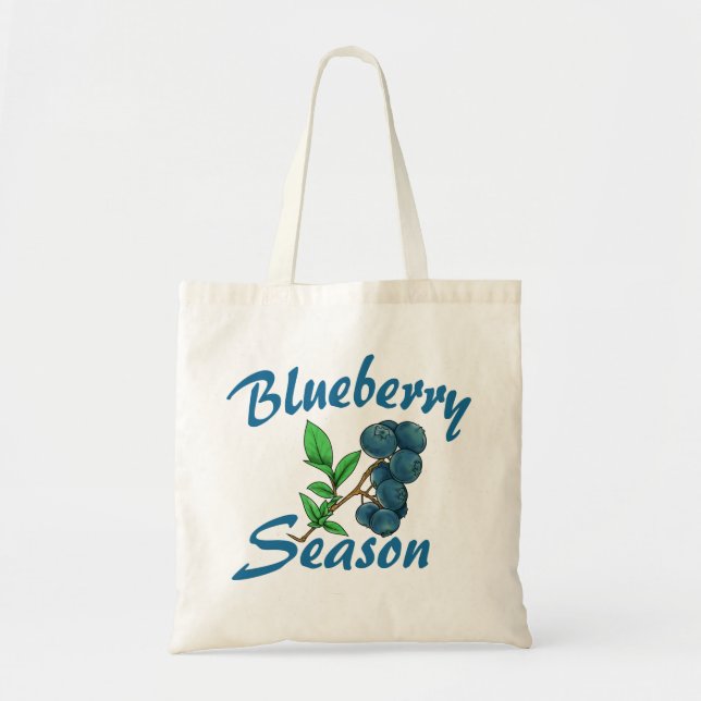 Tote Bag saison des bleuets (Devant)