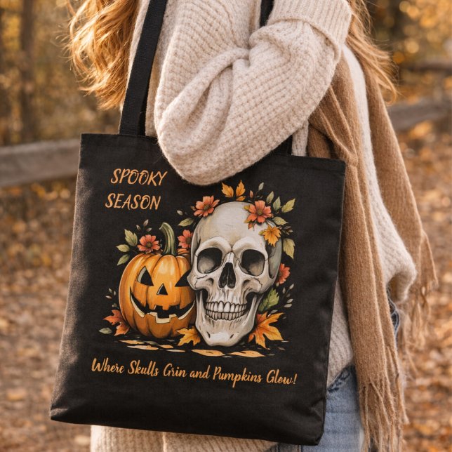 Tote Bag Saison effrayante d'Halloween (Créateur téléchargé)