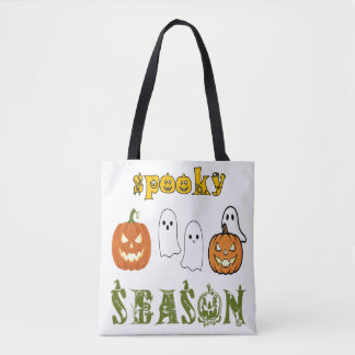 Tote Bag saison effrayante Joyeux Halloween