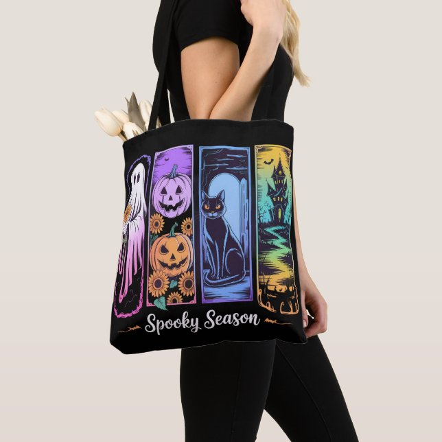 Tote Bag Saison éffrayante Pastel Gothique (De près)