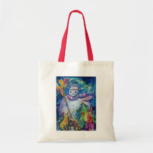Tote Bag Saison hivernale DE LA NEIGE AVEC ARBRE DE NOËL ET