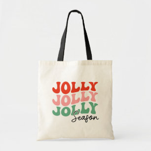 Tote Bag Saison Jolly Jolly Saison Retro Typographie de vac