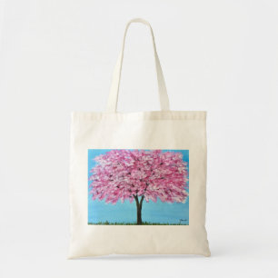 Tote Bag Sakura d'aquarelle de cerisier rose