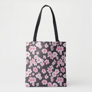 Tote Bag Sakura de minuit : Symphonie de fleurs de cerisier