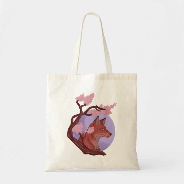 Tote Bag Sakura Fox (Devant)