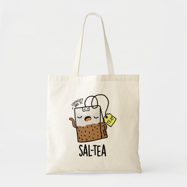 Tote Bag Sal-té Blague de thé drôle  (Devant)