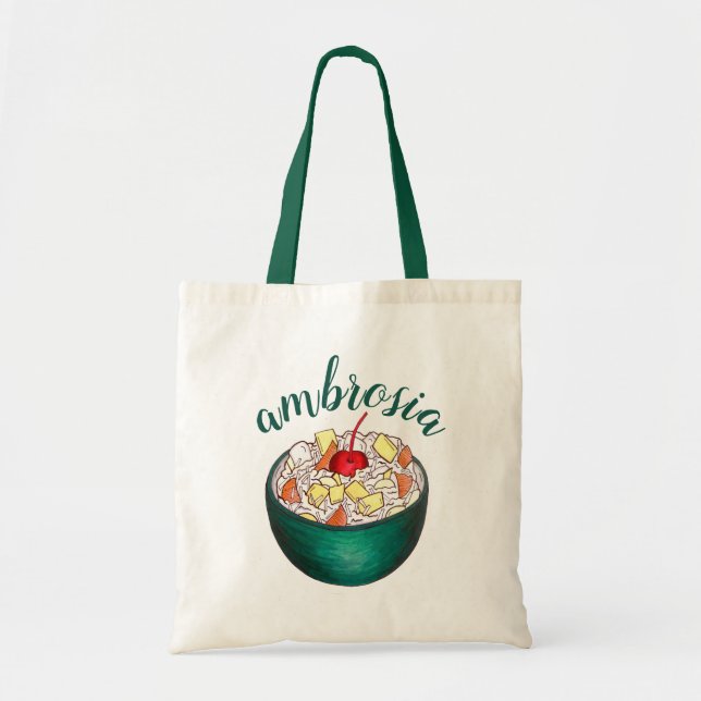 Tote Bag Salade de fruits du marshmallow de noix de coco du (Devant)