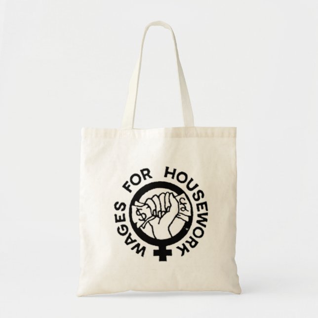 Tote Bag Salaire ménager Fourre-tout (Devant)