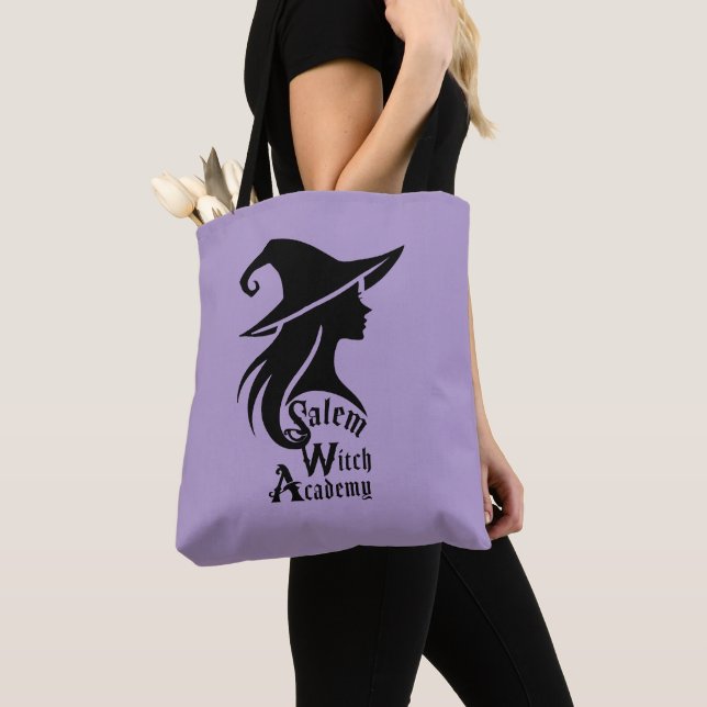 Tote Bag Salem Witch Academy Halloween Wiccan sorcières (De près)