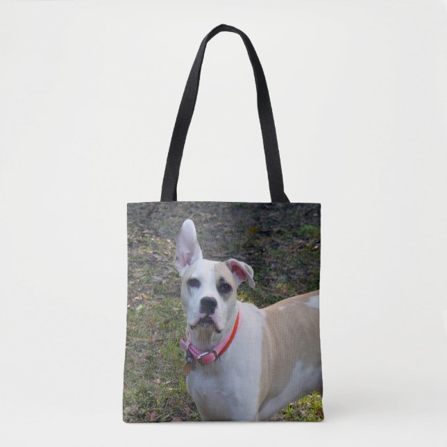 Tote Bag Sally - Un chien Secouru (Devant)
