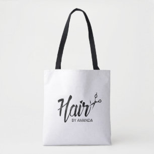 Tote Bag Salon de coiffure élégant de manuscrit de coiffe