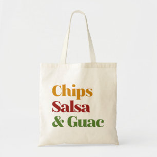 Tote Bag Salsa Chips Et Guac