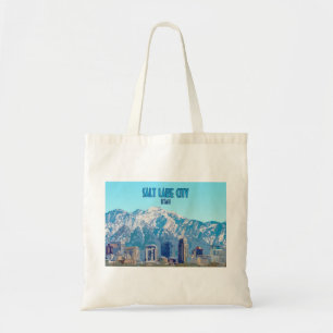 Tote Bag Salt Lake City Utah Downtown Vintage