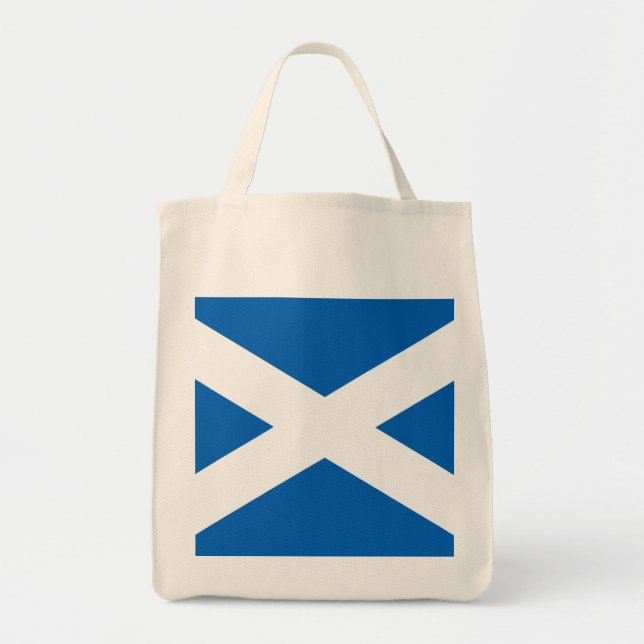 Tote Bag Saltire ~ Drapeau de l'Ecosse (Devant)