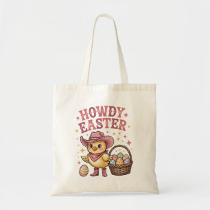 Tote Bag Salut Poussin de Pâques Chasse aux œufs de printem