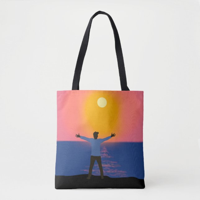 Tote Bag Salutation au soleil (Devant)