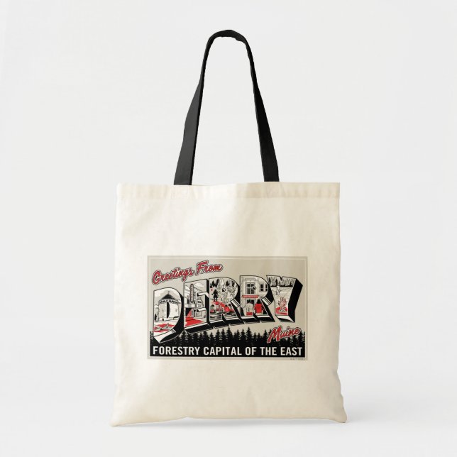 Tote Bag Salutation De Derry Maine (Devant)