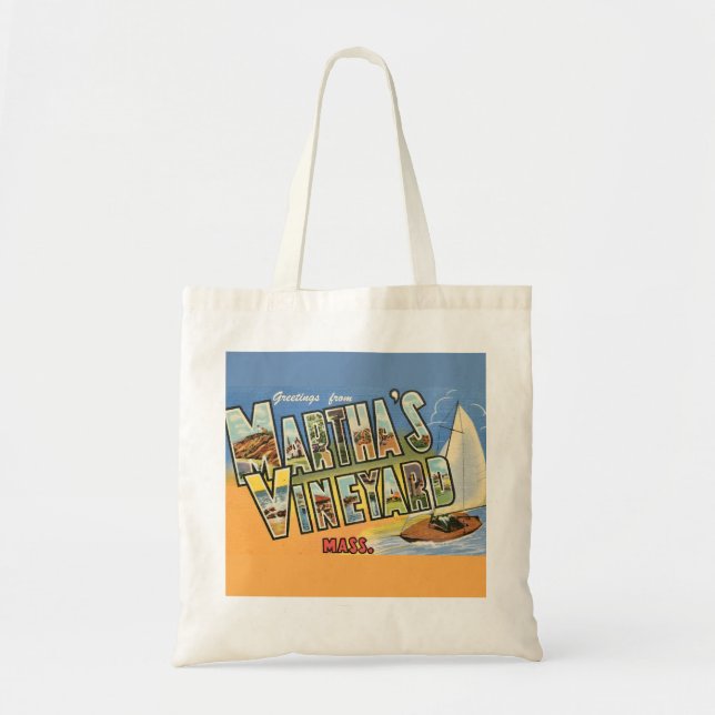 Tote Bag Salutations de Marthas Vineyard  (Devant)