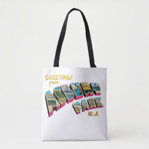 Tote Bag Salutations de New Jersey de parc d'Asbury