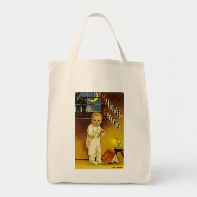 Tote Bag Salutations d'Halloween (Devant)