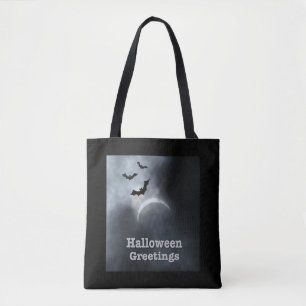 Tote Bag Salutations d'Halloween éffrayante Eclipse