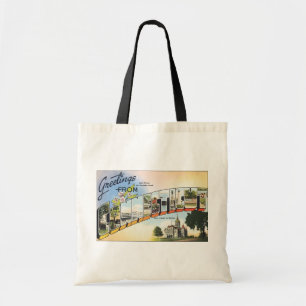 Tote Bag Salutations du Connecticut, cru