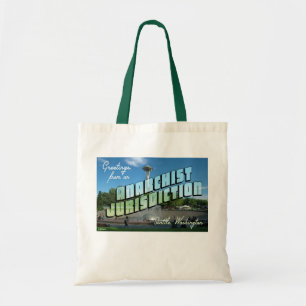 Tote Bag Salutations d'une Seattle anarchiste !