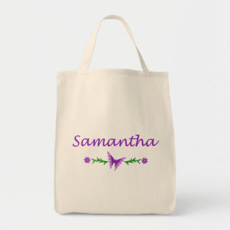Tote Bag Samantha (papillon pourpre)