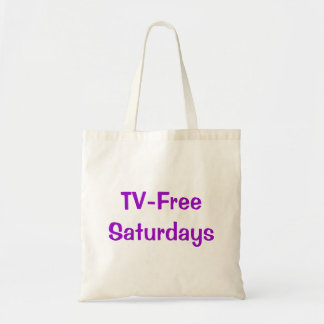 Tote Bag Samedi Sans TV