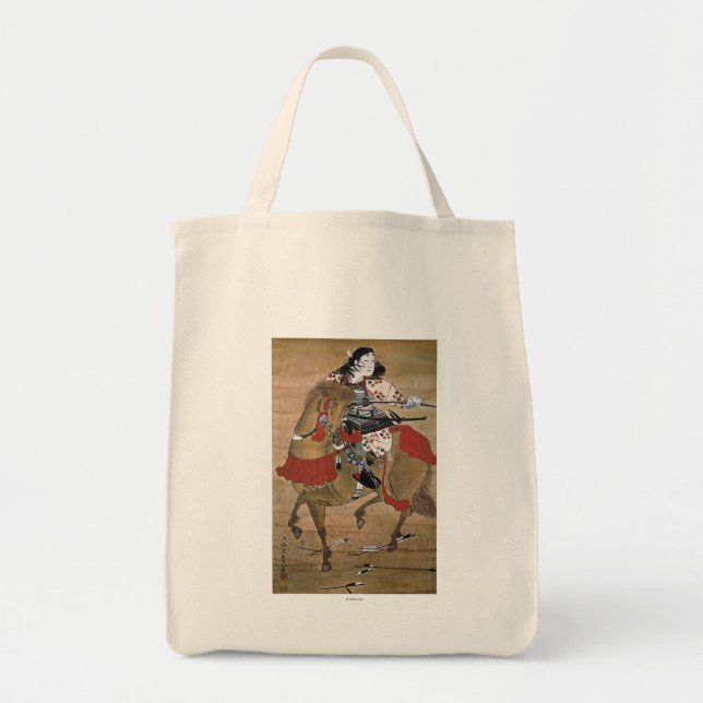 Tote Bag Samouraïs montés (Devant)