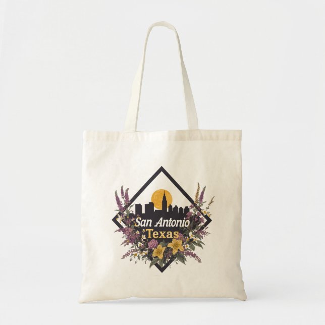 Tote Bag San Antonio Texas horizon (Devant)
