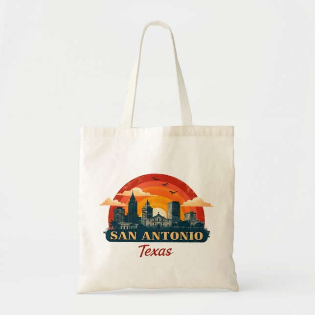Tote Bag San Antonio Texas horizon (Devant)