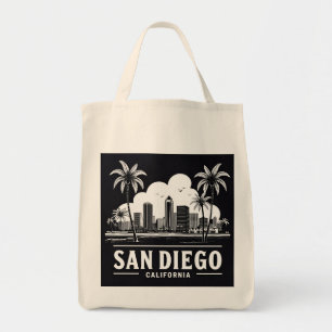 Tote Bag San Diego California Skyline