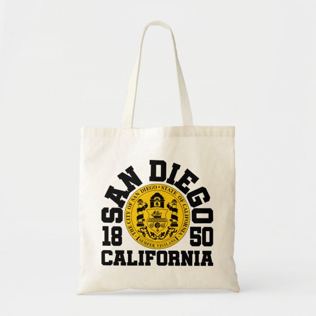 Tote Bag San Diego, Californie (Devant)