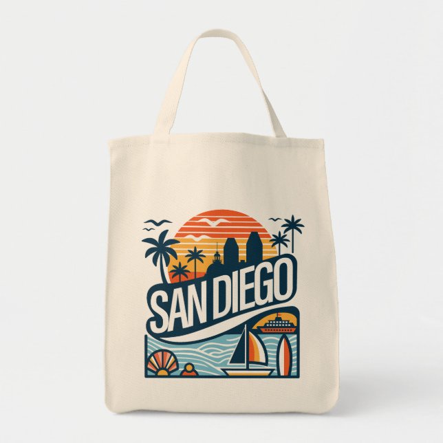 Tote Bag San Diego Californie (Devant)