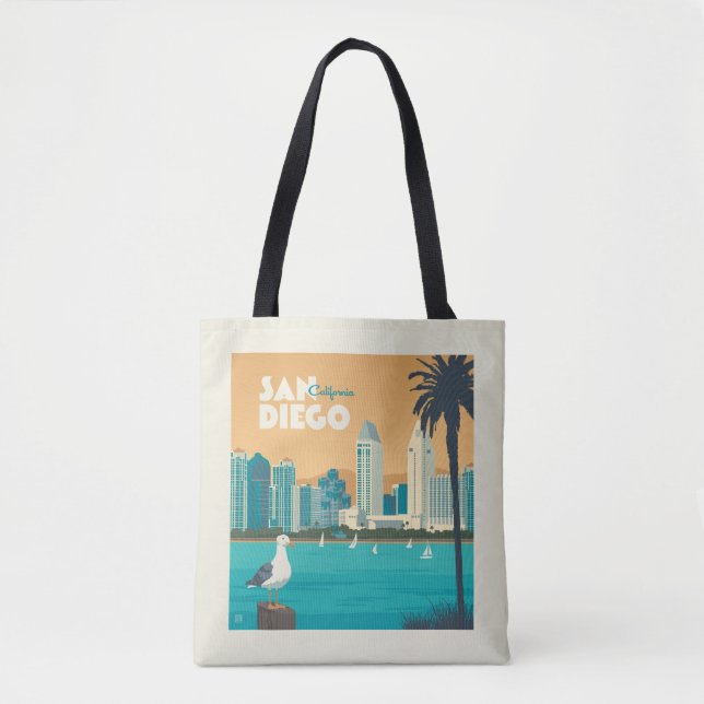 Tote Bag San Diego, Californie (Devant)