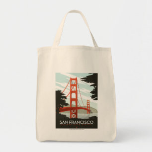 Tote Bag San Francisco, CA - Golden Gate Bridge