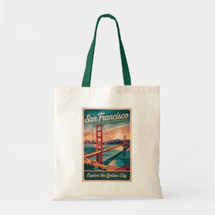 Tote Bag San Francisco Californie Golden Gate Bridge Voyage