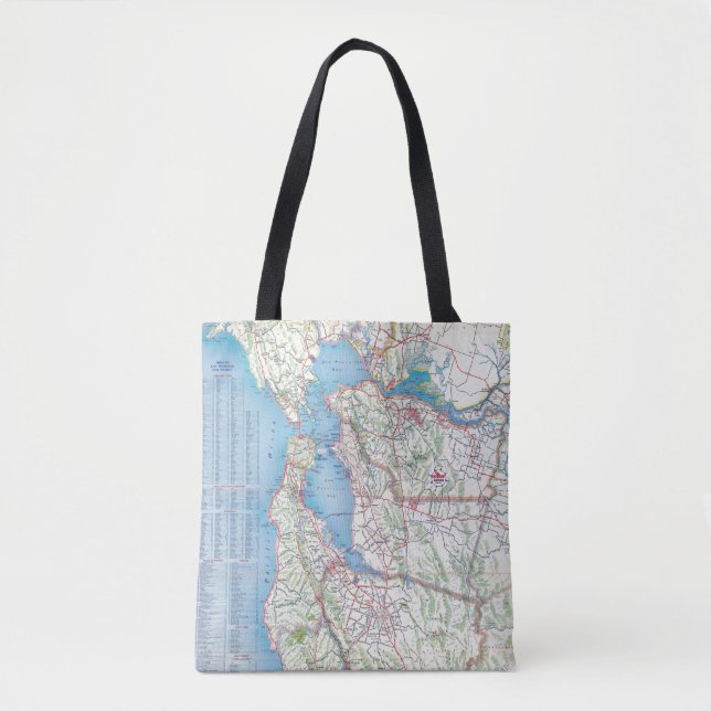 Tote Bag San Francisco et proximité (Devant)