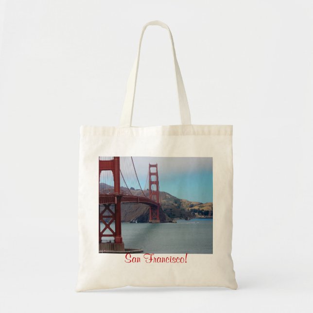 Tote Bag San Francisco, golden gate bridge (Devant)